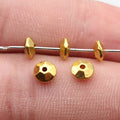 Faceted Disc Spacer Beads in Four Finishes for Jewelry Making view 6