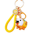 Jeweled Heart Pig Keychains in Five Colors plus Assorted Option view 5
