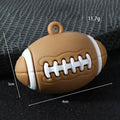Soft Rubber Mini Sports Ball Charm Pendant Seven Styles view 4