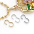 Metal S Hook Connectors and Clasps in Three Color Finishes view 4