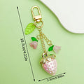 Strawberry Charm Keychains Featuring Red Strawberry Across 15 Pictured Variations view 8