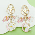 Easter Bunny Charm Keychains Featuring White Ocean Across 19 Pictured Variations view 3