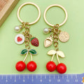 Cherry Charm Keychains in 33 Pictured Variations for Bags and Keys view 2