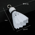 Simulated Plastic Badminton Shuttlecock Charms Six Colors view 3
