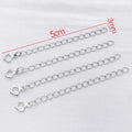 Eight Charm Metal Extension Chains in Three Finishes Jewelry Findings view 11