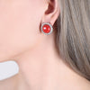 Steel Red Studs