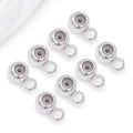 Silicone Stopper Beads With Optional Side Loops in Three Sizes view 6