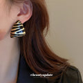 Assorted Crystal Statement Stud Earrings For Women view 3