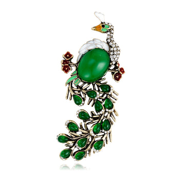 Phoenix Metal Brooch Pin for Jackets and Lapels Pictured Design