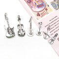 Metallic Guitar and Musical Instrument Metal Charms with 16 Listed Options view 4