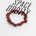 Irregular Natural Stone Chip Stretch Bracelets in Twenty Colors view 11