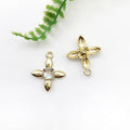 Red Four-Leaf Clover Metal Charms with 6 Listed Options view 6