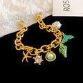 Seven Ocean Charm Bracelets With Starfish Shell Turtle And Whale Tail Details view 11