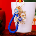 Mini Crystal Rocking Horse Keychains and Tassel Car Hangers view 11