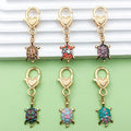 Starfish, Shell and Mermaid Charm Keychains Featuring Turtle Across 36 Pictured Variations view 1