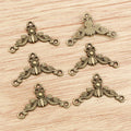 Leafy Three-Loop Connectors In 2 Styles For Jewelry Making view 6
