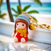 Blue-Hat Winter-Girl