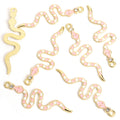 Striped Snake Enamel Metal Jewelry Charms, 12 Colorways view 8