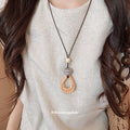 Woven Pendant Cord Necklaces in Four Rustic Shapes view 3