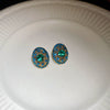 Blue Green Ovals