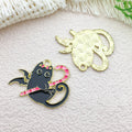 Black Pumpkin and Bat Metal Charms with 9 Listed Options view 12
