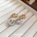 Smooth Open Ear Cuffs in Gold and Silver Tone Finishes view 2