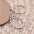 Oval Open Back Resin Frames in Four Metal Finishes view 4