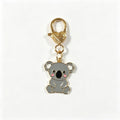 Gold Tone Enamel Koala Heart-Clasp Charms in Six Designs view 4