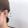 Gold Double Twisted Rope Open Ear Cuffs Clip Style view 2