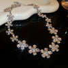 Silver Flower Necklace