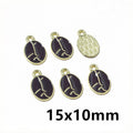 Enamel Coffee Theme Charms in Seventeen Colorful Designs view 11