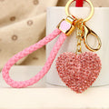Heart, Fortune Pouch and Animal Keychains With Braided Wrist Straps view 2