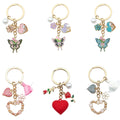 Thirty-Two-Style Heart Rose Butterfly and Valentine Keychain Collection view 3