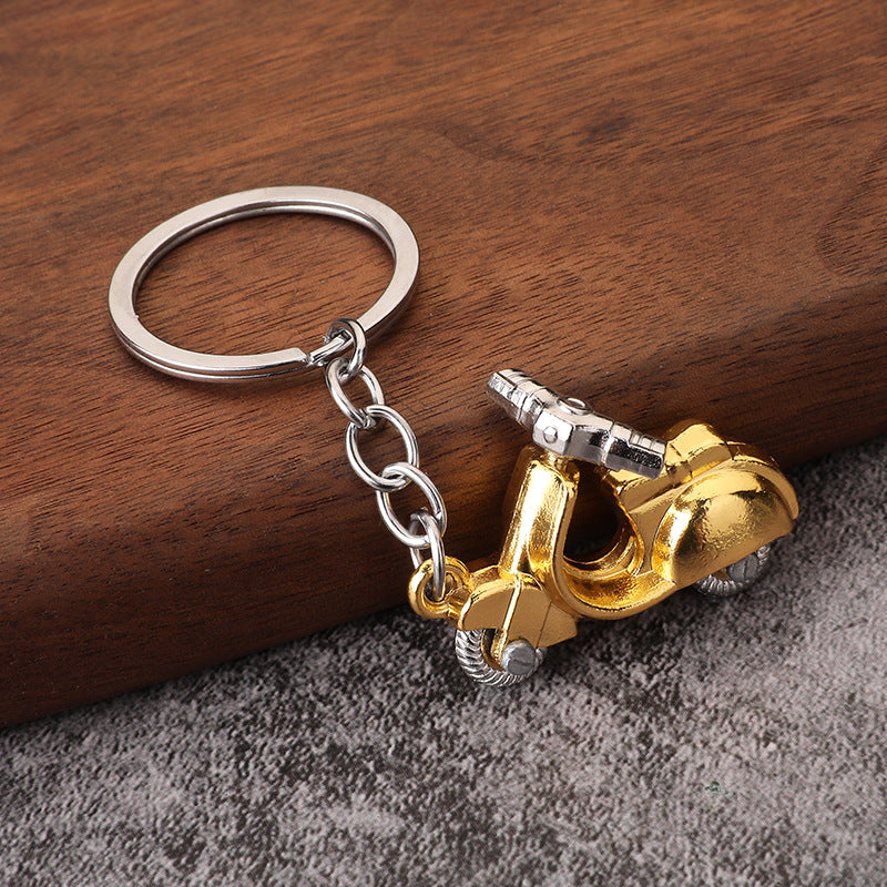 Alloy Motorcycle Model Metal Keychain Backpack Charm