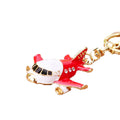 Jeweled Aircraft, Motorcycle, Car and Sailboat Keychains in Twenty-Six Options view 5