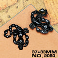 Black Alloy Animal Charm Assortment in Ten Designs view 9