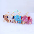 Rhinestone Elephant Keychain With Lobster Clasp And Split Ring view 10