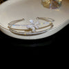 Silver Flower Cuff