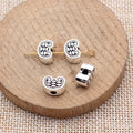Abacus Lock Beads in Silver and Gold Tone Finishes view 2
