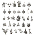Christmas Metallic Christmas Theme Metal Charms for Jewelry and Craft Projects view 1