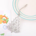 Rhinestone Christmas Tree House Metal Hanging Ornaments view 4