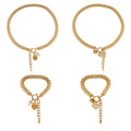 Crystal Heart Watch Chain Necklace and Bracelet Collection view 5