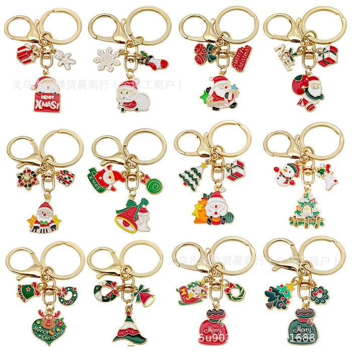 Christmas Charm Keychains in 81 Pictured Variations for Bags and Keys