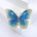 Translucent Enamel Butterfly Brooch in Four Gradient Colors view 8