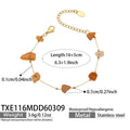 Gold Chain Colorful Stone Chip Necklaces And Bracelets view 12