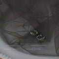 Silver Tone Twisted Open Huggie Hoop Ear Cuffs For Women view 2