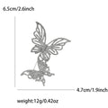 Linked Openwork Double Butterfly Brooch in Four Colorways view 4