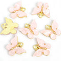 Colorful Enamel Butterfly Charms in Gold and Silver Tones view 8