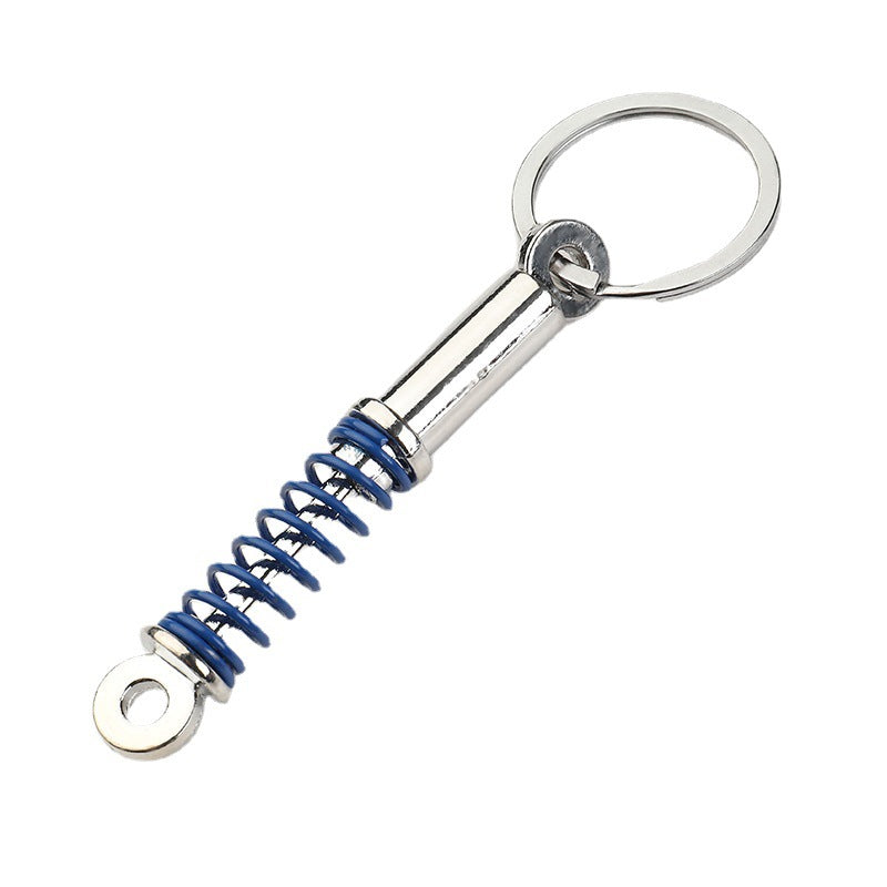 Car Suspension Shock Absorber Zinc Alloy Keychain Pendant