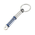 Metal Coil Spring Shock Absorber Keychain in Five Colors view 5